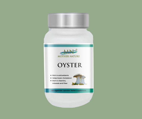 Oyster Mushroom Supplement (1000mg) - 120 capsules