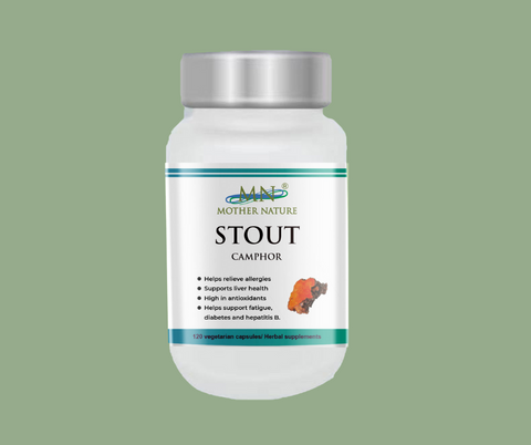 Stout Camphor (1000mg) - 120 capsules