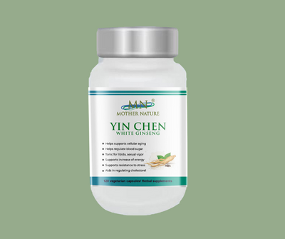 Yin Chen White Ginseng Supplement (400mg) - 60 capsules