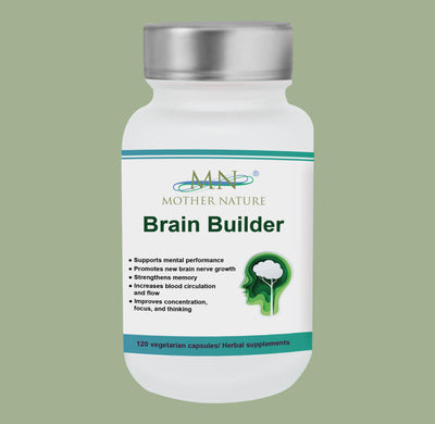 Brain Builder Supplement (1000mg) - 120 capsules