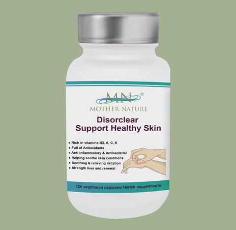 Disorclear Support Healthy Skin Supplement (1000mg) - 120 capsules