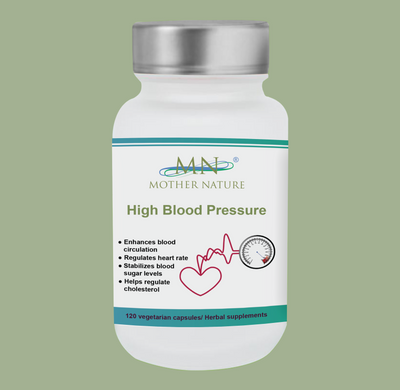 High Blood Pressure Supplement (1000mg) - 120 capsules