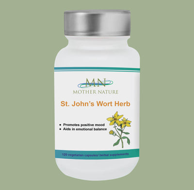 St. John’s Wort Herb Supplement (415mg) - 120 capsules