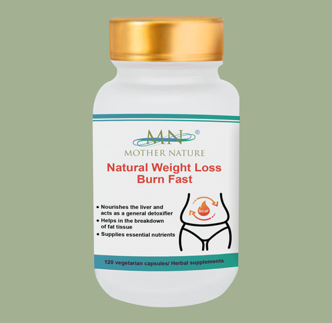 Natural Weight Loss: Burn Fast Supplement (1000mg) - 120 capsules