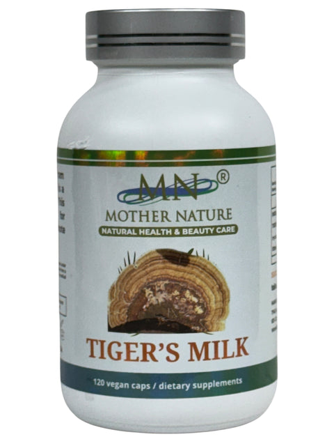 Tiger Milk Mushroom Supplement 500mg – 120 Vegan Capsules | Immune & Respiratory Support | Natural Wellness Tonic