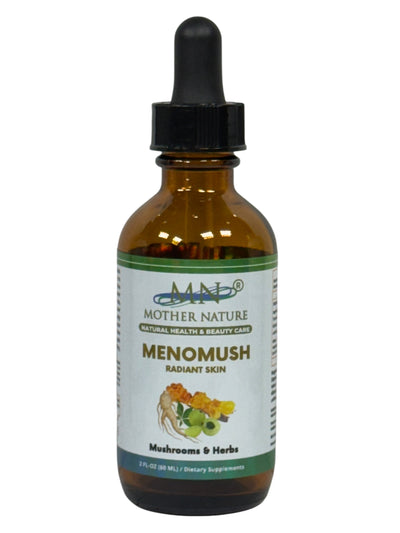 Menomush Radiant Skin Liquid Supplement (1000mg) – 60ML Herbal Tincture