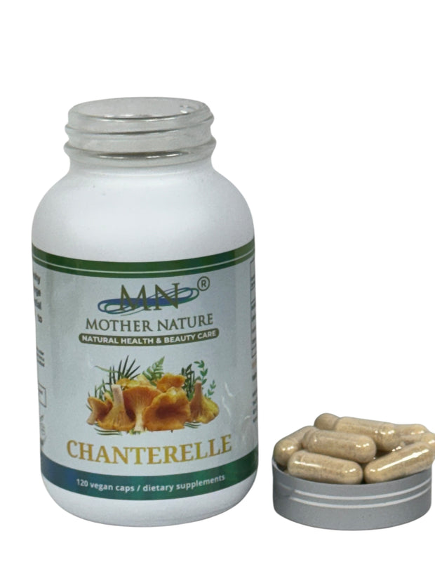 Chanterelle Supplement (1000mg) - 120 capsules