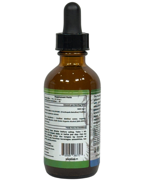 Birch Polypore Liquid Supplement (1000mg) – 60ML Herbal Tincture