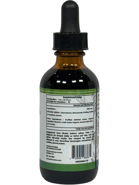 Reishi Liquid Supplement (1000mg) – 60ML Herbal Tincture