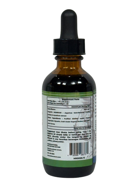 Agaricus Liquid Supplement (1000mg) – 60ML Herbal Tincture