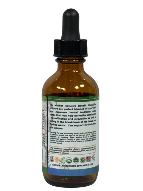 Natufit Detoxifies Liquid Supplement (1000mg) – 60ML Herbal Tincture
