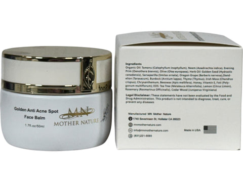 Golden Anti Acne Spot Face Balm - 50ML
