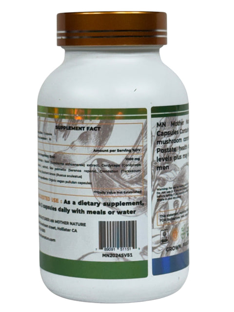 Prostate Health Supplement (1000mg) - 120 capsules