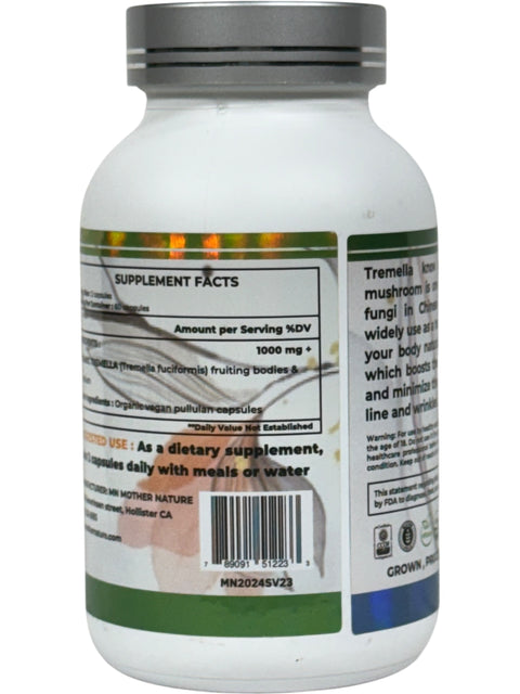 Tremella Supplement (1000mg) - 120 capsules