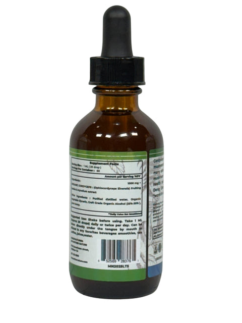 Cordyceps Liquid Supplement (1000mg) – 60ML Herbal Tincture