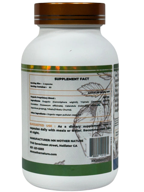 Detoxifies Natufit Supplement (1000mg) - 120 capsules