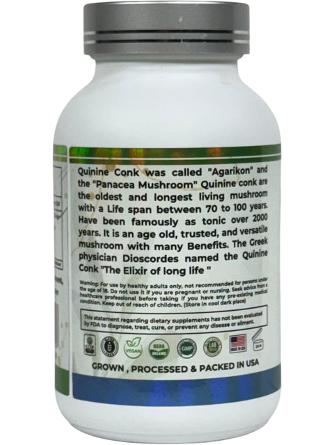 Quinine Conk Supplement (500mg) - 120 capsules