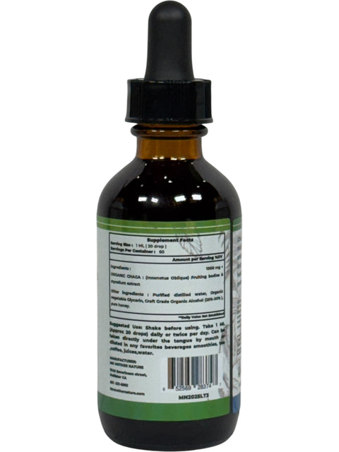 Chaga Liquid Supplement (1000mg) – 60ML Herbal Tincture