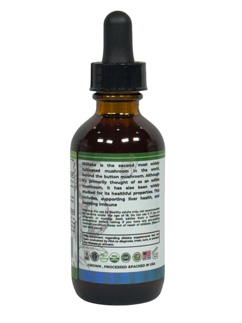 Shiitake Liquid Supplement (1000mg) – 60ML Herbal Tincture