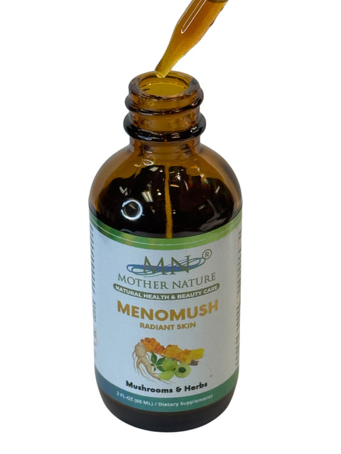Menomush Radiant Skin Liquid Supplement (1000mg) – 60ML Herbal Tincture
