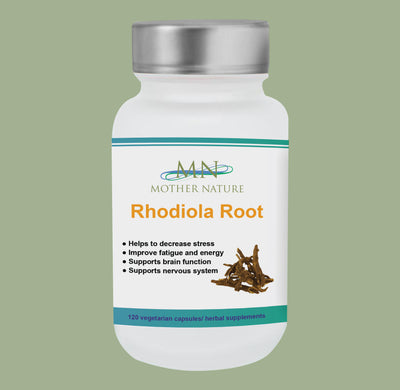 Rhodiola Root Supplement (475mg) - 120 capsules