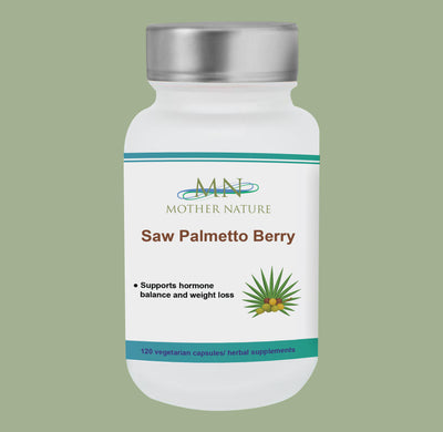 Saw Palmetto Berry Supplement (600mg) - 120 capsules