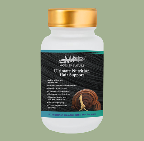 Ultimate Nutrition Hair Support Supplement (1500mg) - 120 capsules