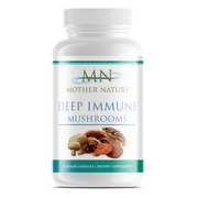 Deep Immune Mushrooms Supplement (1000mg) - 60 capsules